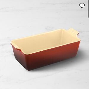 Le Creuset Red and Cream Loaf Pan
